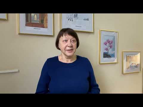 Видео: Выставка творческих работ.  Рисование в пожилом возрасте