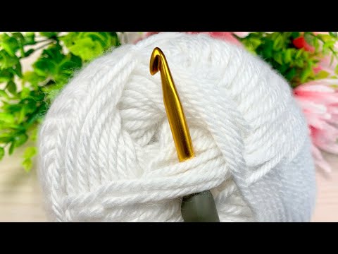 Видео: Ух ты! Самый легкий узор крючком, который вы когда-либо находили! Простая и красивая вязка крючком