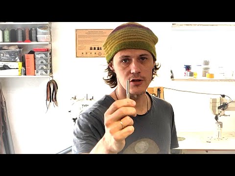 Видео: А что, так можно было? Заточка пробойника - лайфхак для начинающего кожевника.