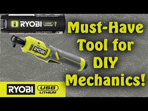 Видео: Трещотка Ryobi 4V 3/8 дюйма. Для кого предназначен этот инструмент? USB Lithium