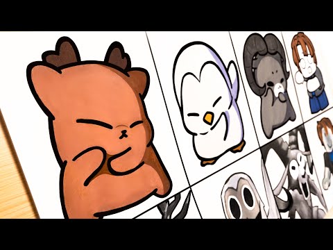 Видео: Рисунок 99 Ночей в Лесу: Малыш против Оленя, Совы и Барана (Оригинал) - Roblox