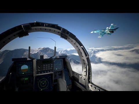 Видео: Красивейший Воздушный Бой из Игры про Истребители Ace Combat 7 Skies Unknown