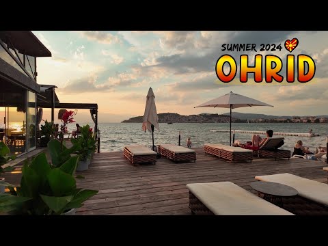 Видео: OHRID Summer 2024 ☀️ Macedonia 【WALK TOUR】🚶‍♂️ Прошетка низ Охрид, Македонија (Лето 2024) 🇲🇰