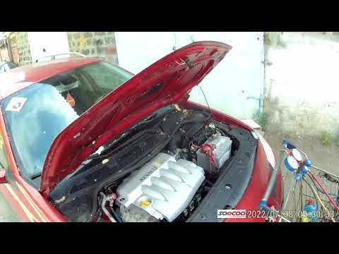 Видео: Особенности  заправки кондиционер на Renault Megan 2.