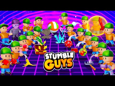 Видео: 20 игроков, 20 различных эмоций в Stumble Guys!