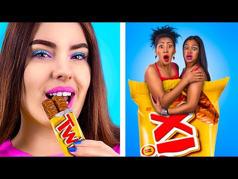 Видео: Если бы еда была человеком! 36 забавных ситуаций