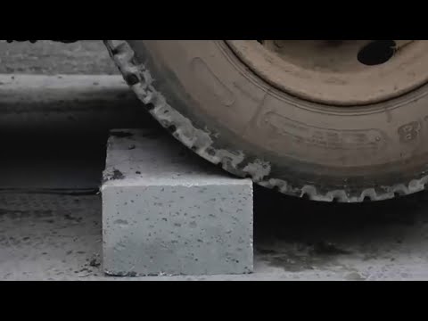 Видео: БЛОКИ ИЗ ПОЛИСТИРОЛБЕТОНА. ПРОВЕРКА НА ПРОЧНОСТЬ, ОГОНЬ И ВОДУ