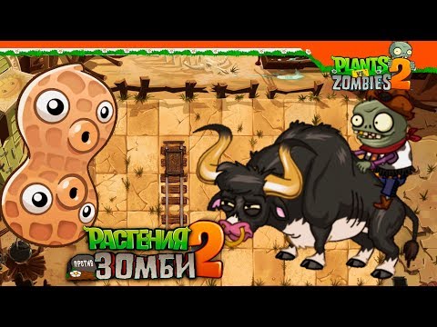 Видео: 🥜 СУПЕР АРАХИС И РОДЕО С БЫКАМИ 🤠🐂 Plants vs Zombies 2 (Растения против Зомби 2) Прохождение