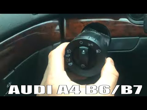 Видео: ЗАМЕНА ПЕРЕКЛЮЧАТЕЛЯ СВЕТА НА AUDI A4 B6/B7 // BK78E094153101 // K0964Q