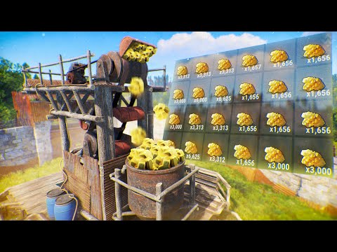 Видео: Застроил самый прибыльный Серный Карьер в Rust/Раст