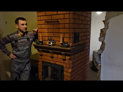 Видео: Камино-печь из Витебского кирпича.