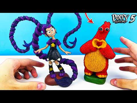 Видео: Лепим Лили Лавбрейдс и Чам Чомпкинс ПОППИ ПЛЕЙТАЙМ 5 - ФИНАЛ Lily и Chum | Poppy Playtime Chapter 5