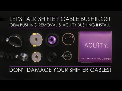 Видео: Не повредите тросы переключения передач! Безопасное снятие штатных втулок + основные советы по ус...