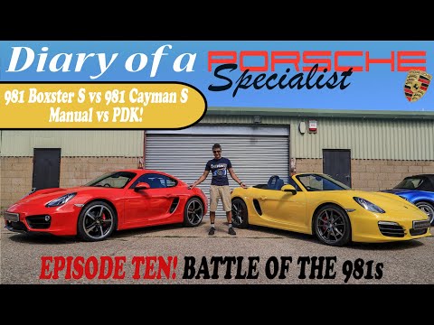 Видео: Porsche 981 Boxster S против Cayman S — что эпичнее? Обзор вождения, эпизод 10 — Diary Specialist