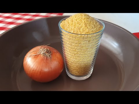 Видео: 📣 ЛУК И БОЛГУР 😍 ЭКОНОМИЧНЫЕ И ПРОСТОЕ РЕЦЕПТЫ / Рецепт