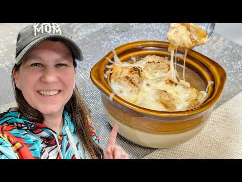 Видео: Простой французский луковый суп с домашними гренками