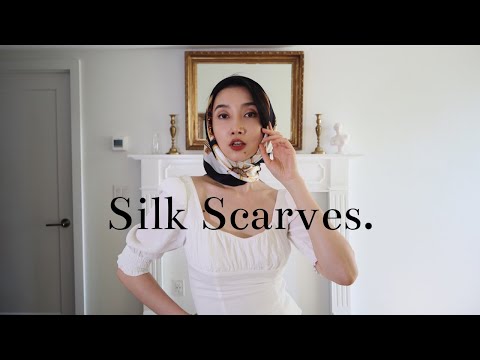 Видео: 20 простых способов носить шелковые шарфы