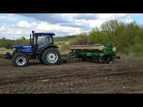 Видео: Сеялка Great Plains PD 80 + престижен. Посев кукурузы!