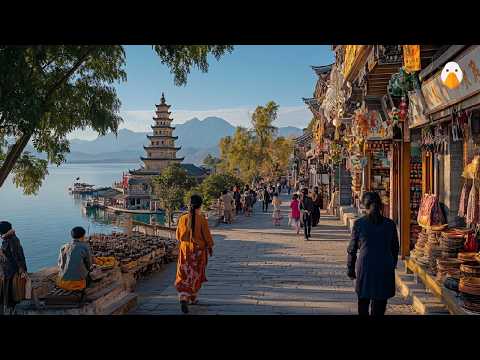 Видео: Дали, Юньнань🇨🇳 Лучший китайский город для длительного проживания (4K UHD)