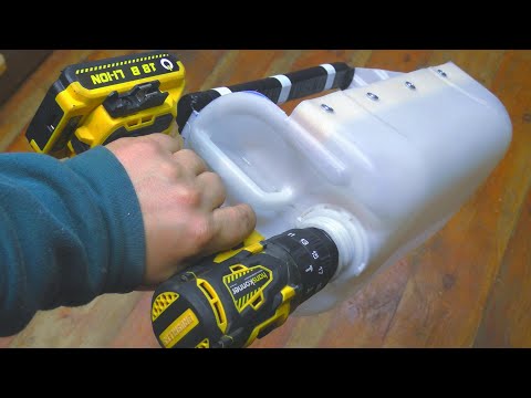 Видео: Достойное применение Пластиковой Канистры! Не покупай , сделай сам!