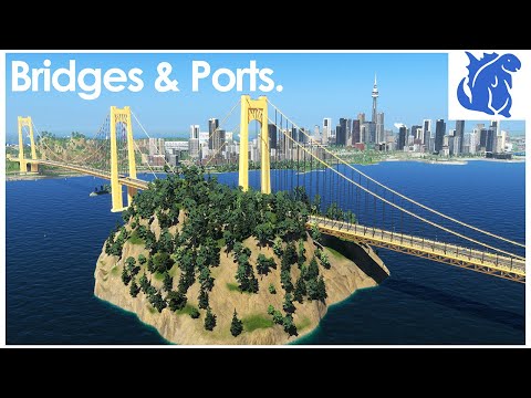 Видео: Безумные мосты и огромные порты в новом дополнении для Cities Skylines 2 | Город Тампере