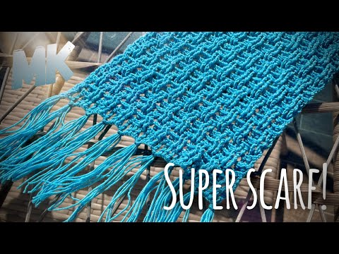 Видео: Так вы еще не вязали!!!💥💥💥 Шикарный шарф всего за пару часов! Crochet scarf tutorial