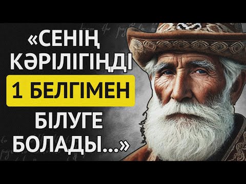 Видео: Бұл Қарттық жайлы Даналық сөздерді Тыңдасаңыз көзіңізден Жас шығады..🥲