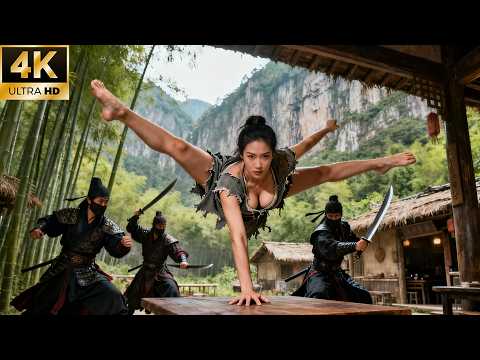 Видео: Кто бы мог подумать! Хозяйка трактира — великий мастер, побила всех разбойников пьяным кулаком! ⚔️