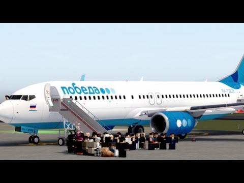 Видео: Pobeda airlines | Рейс Газипаша-Москва | Roblox