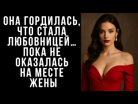 Видео: Она гордилась, что стала ЛЮБОВНИЦЕЙ… Пока не оказалась на месте жены