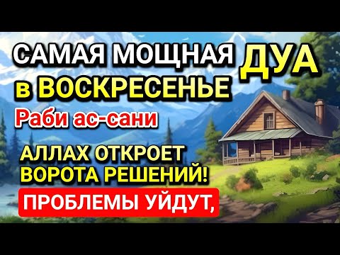 Видео: САМАЯ СИЛЬНАЯ ДУА ВО ВОСКРЕСЕНЬЕ МЕСЯЦА РАБИ АЛЬ-ТСАНИ! РИЗК, БОГАТСТВО, УСПЕХ, СЧАСТЬЕ!