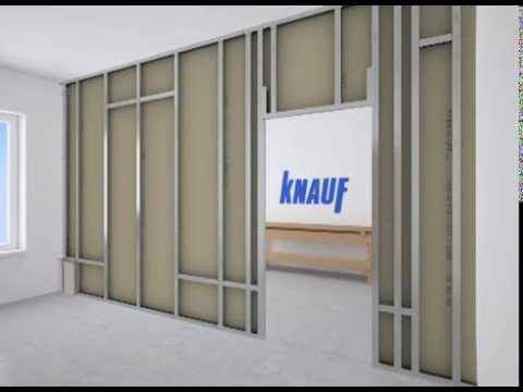 Видео: Перегородка КНАУФ С111