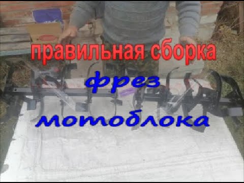 Видео: Как правильно собрать фрезы для мотоблока  Полный процесс сборки