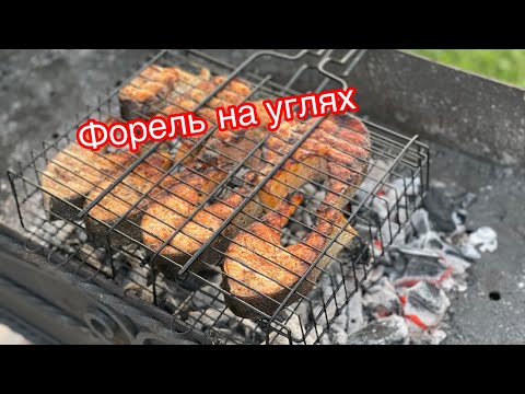 Видео: Форель  на углях🔥