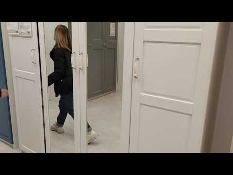 Видео: Икеа ПАКС гардеробы с распашными дверьми