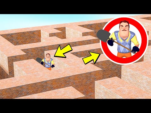 Видео: ҚАШ! ӘЙТПЕСЕ СӘЛЕМ КӨРШІ ҰСТАП АЛАДЫ! ЛАБИРИНТТЕН ШЫҒУ! | GARRY'S MOD