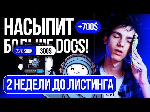 Видео: TON STATION ДАСТ БОЛЬШЕ DOGS! ДО ЛИСТИНГА ОСТАЛОСЬ 14 ДНЕЙ