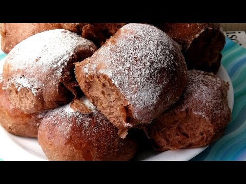 Видео: Шоколадные булочки