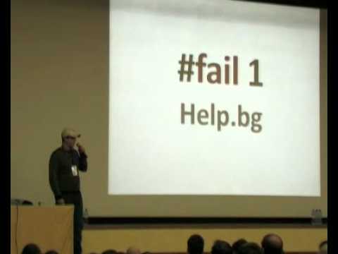 Видео: StartUP Conference 2010 Атанас Юруков   Failure!