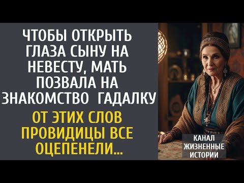 Видео: Чтобы открыть глаза сыну на невесту, мать позвала гадалку… От ЭТИХ слов провидицы все оцепенели…
