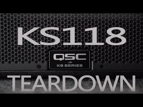 Видео: Тест басов сабвуфера QSC KS118 / Free-air / Разборка!