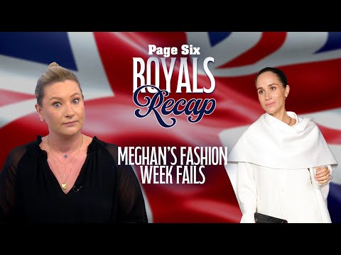 Видео: Обзор королевской семьи: «неловкие» моменты Меган Маркл на показе Balenciaga на Неделе моды в Париже