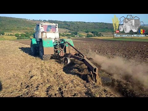 Видео: Пахота.Лето 2019. Трактор ХТЗ Т-150К ПЛН 5-35 /Moldova #2