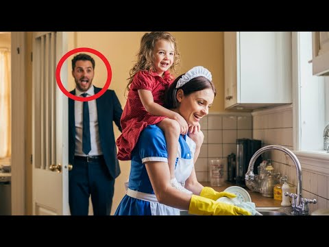 Видео: Миллионер вернулся домой раньше. И чуть не упал в обморок от того, что делала уборщица...