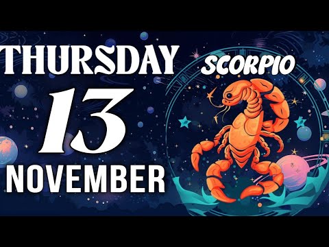Видео: СКОРПИОН ♏︎ ЭТО ОНО 🤩😲 ВЫ НЕ ПОВЕРИТЕ 😲 ❤️ ГОРОСКОП НА СЕГОДНЯ 13 НОЯБРЯ 2025 ГОДА