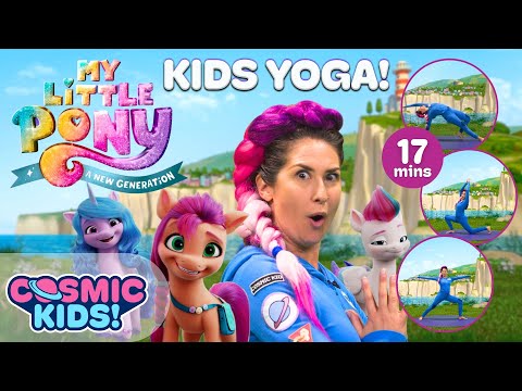 Видео: Мой маленький пони! 🦄 | Космическое детское йога-приключение!
