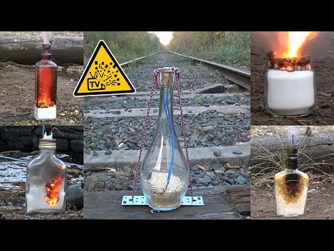 Видео: Дымовухи в стеклянных бутылках