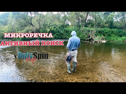 Видео: Новая микроречка. В поисках ГОЛАВЛЯ. Рыбалка с #OnlySpin