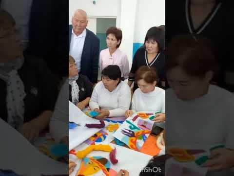 Видео: Көркем еңбек пәнінен аудандық семинар "Қолөнер бұйымдарын жасау "