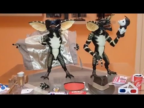Видео: Обзор на три фигурки по фильму Гремлины от Нека часть 2:Ультимэйт Гремлин и Ультимэйт слэшер Гремлин